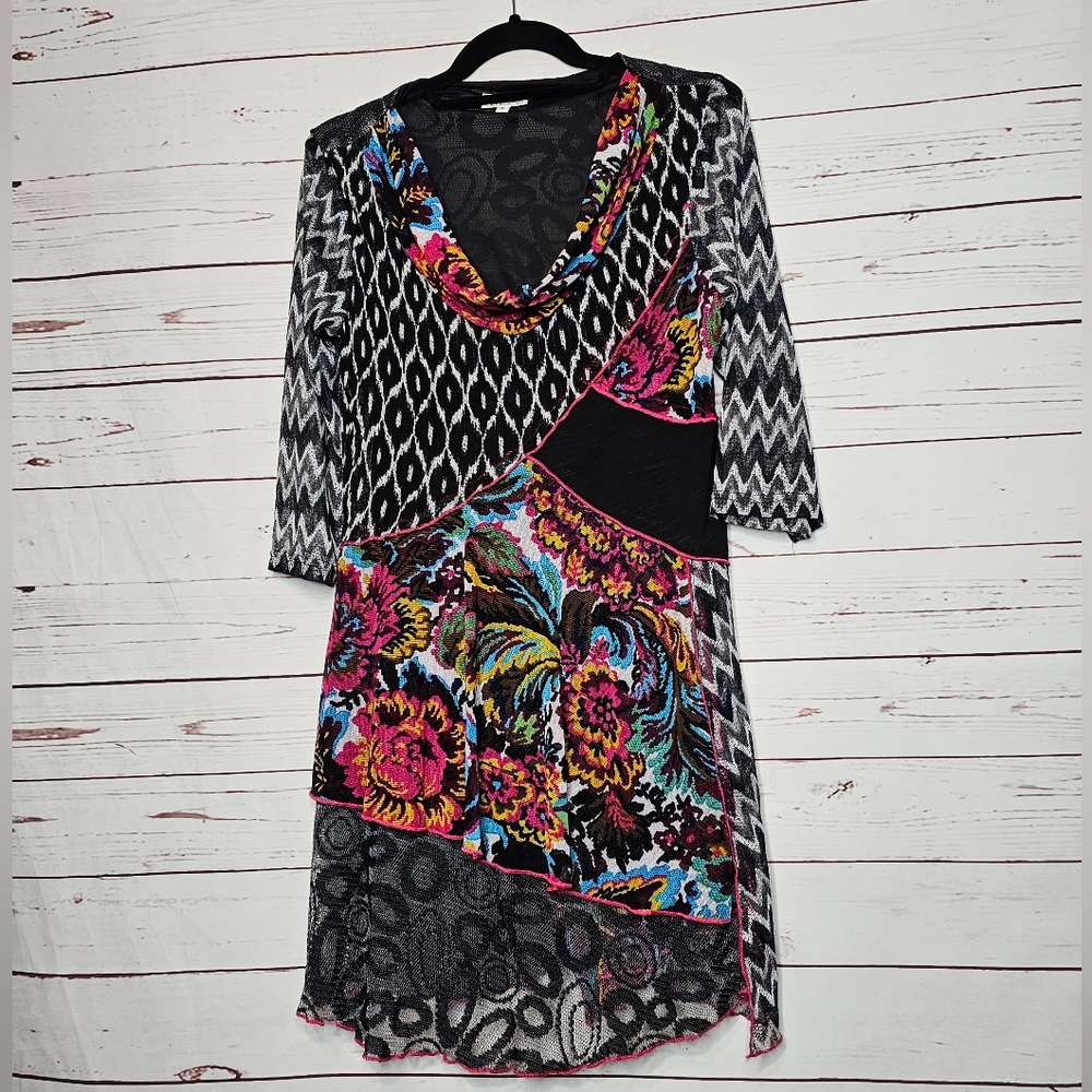 Paris Mues Patchwork Dress